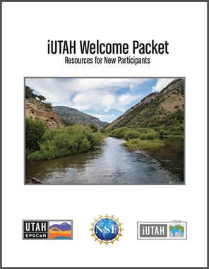 The cover of the iUTAH welcome packet.